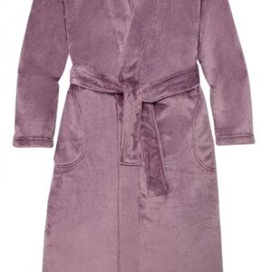 UGG Plush Grey Plush Soft Bathrobe